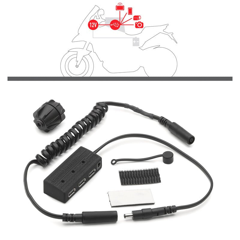 GIVI 3 - PORT USB HUB KIT FOR TANK BAGS (S111) - DRIVEN Canada's Powersports 8019606180445S111