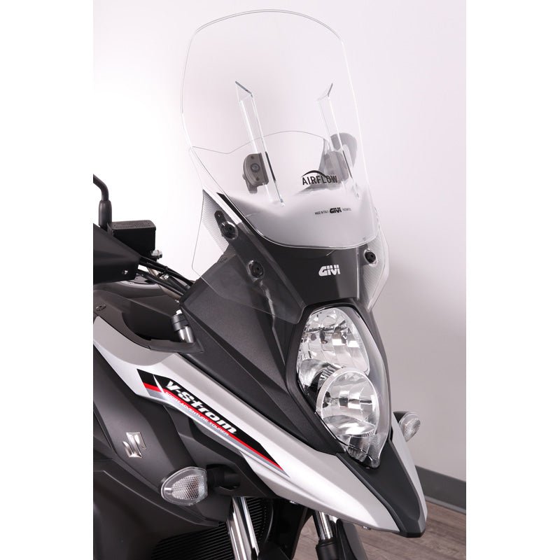 GIVI AIRFLOW CLEAR WINDSCREEN DL650 (AF3112) - DRIVEN Canada's Powersports 8019606220486AF3112