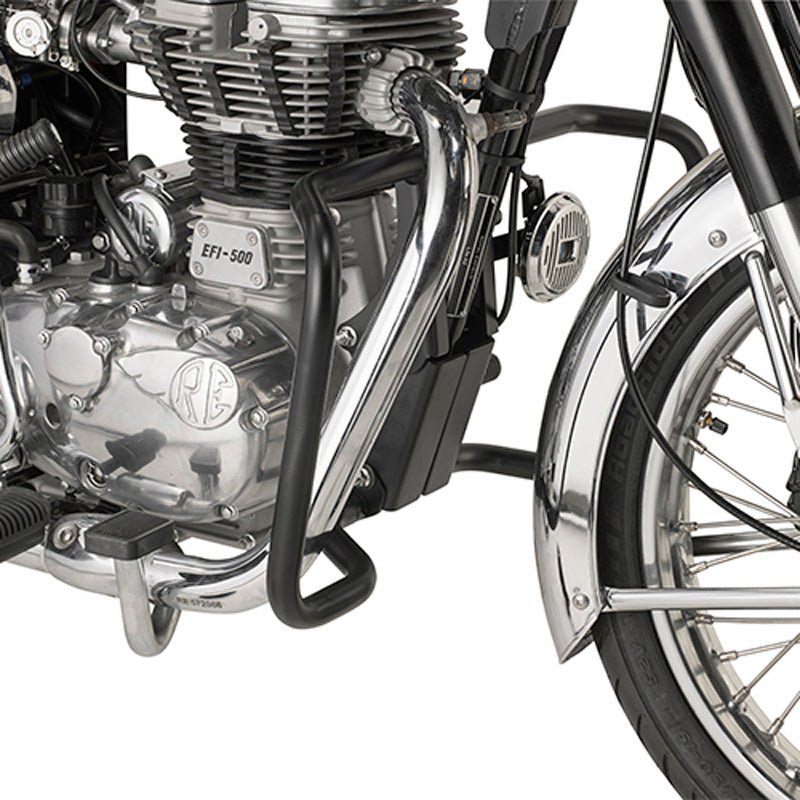 GIVI ENGINE GUARD BLACK ROYAL ENFIELD CLASSIC 500 - DRIVEN Canada's Powersports 8019606257390TN9052