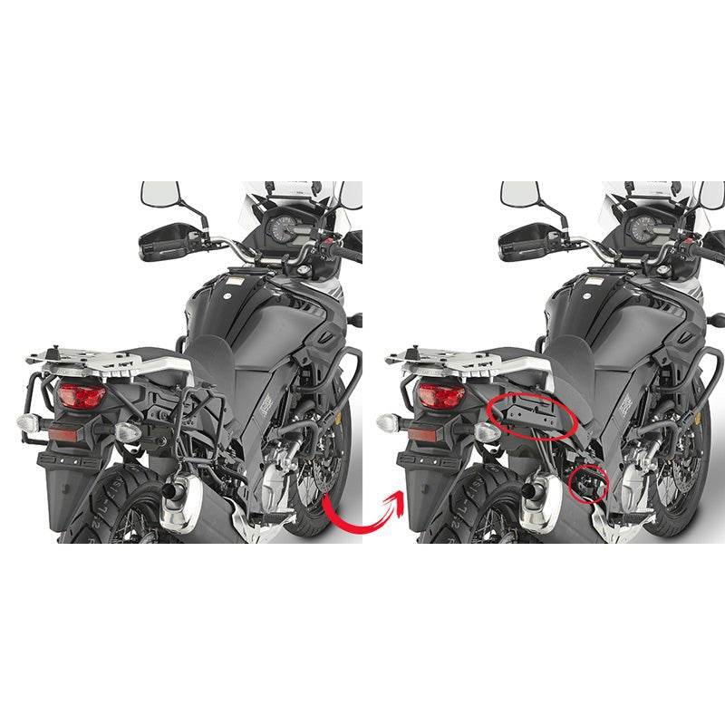 GIVI RAPID SIDECASE BRACKET SUZUKI DL650 (PLR3112) - DRIVEN Canada's Powersports 8019606217455PLR3112