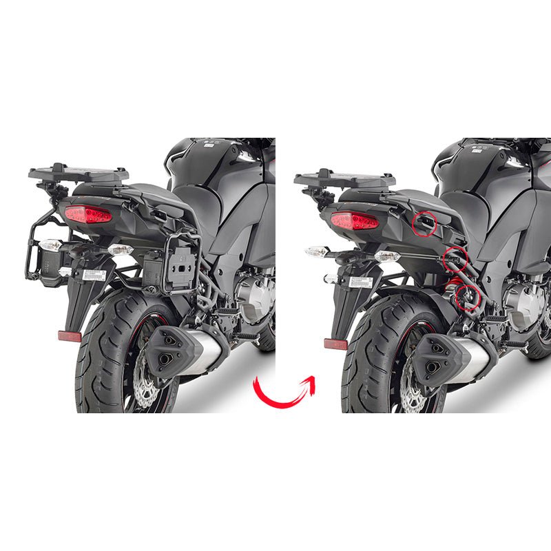 GIVI RAPID SIDECASE BRACKET VERSYS 1000 (PLR4120) - DRIVEN Canada's Powersports 8019606218797PLR4120