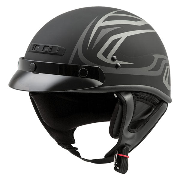 GMAX GM35 FULLY DRESSED HALF HELMET - DRIVEN Canada's Powersports 191361070426G1355393