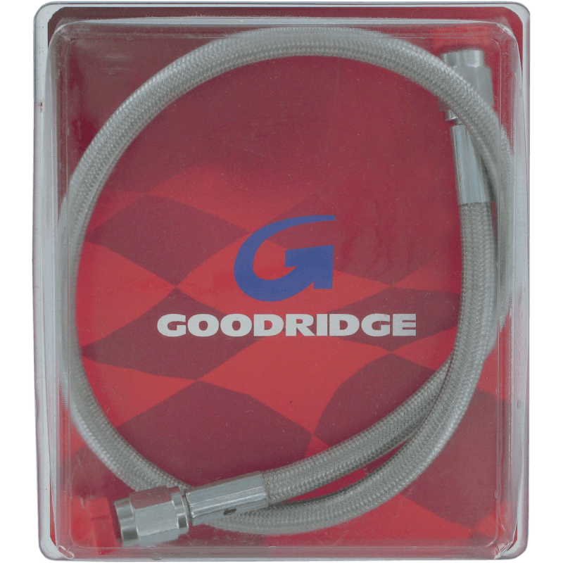 GOODRIDGE 19" UNIVERSAL CLEAR - COATED BRAKE LINE SS (80319) - DRIVEN Canada's Powersports 80319