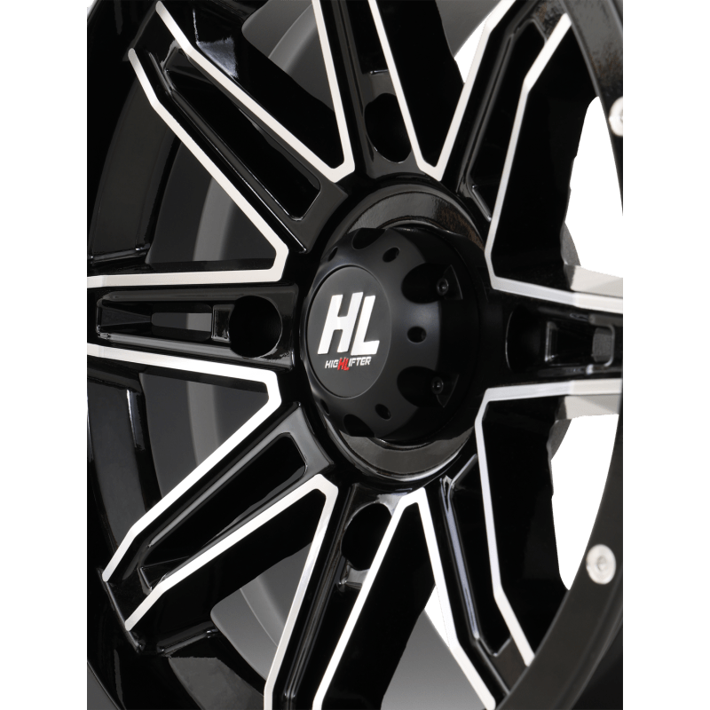 HIGHLIFTER HL22 ALLOY 14X7 4/156 4+3 (+10MM) GLOSS MACHINED W1 - DRIVEN Canada's Powersports 14HL22 - 1156