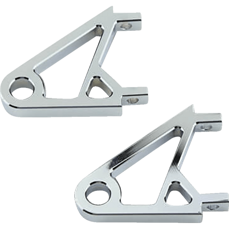 HIGHSIDER BRACKET HEADLIGHT XTRA SHORT CHROME PAIR (220 - 817) - DRIVEN Canada's Powersports 4054783249343220 - 817
