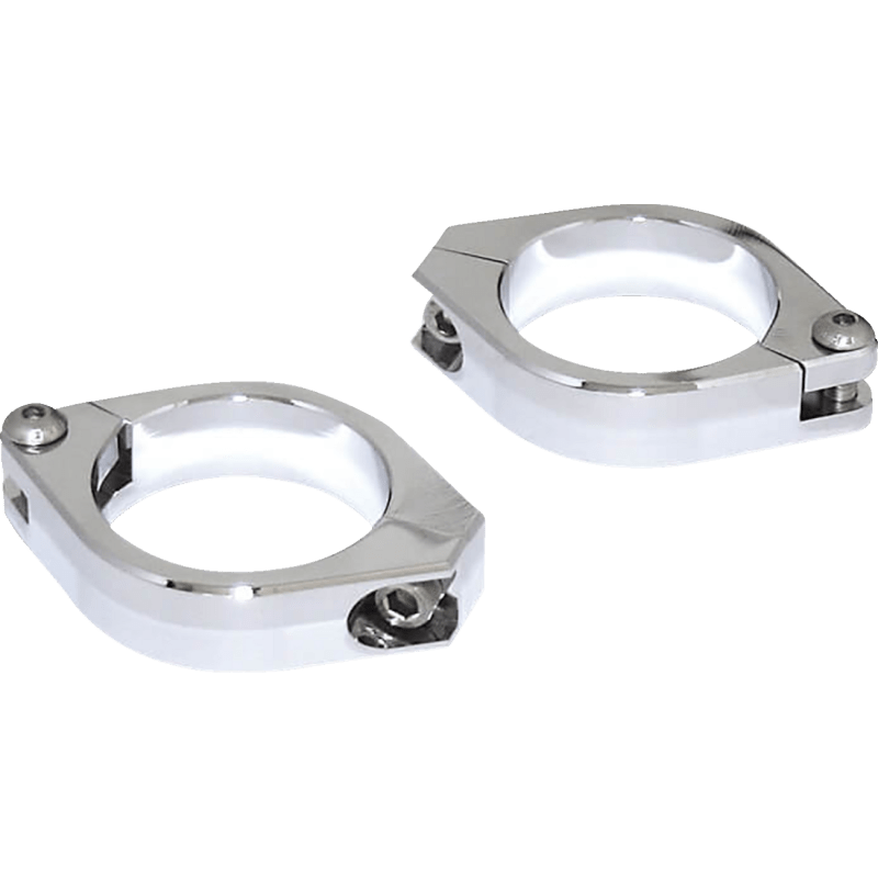 HIGHSIDER FORK CLAMPS 38 - 41MM CHROME PAIR (207 - 405) - DRIVEN Canada's Powersports 4054783026784207 - 405