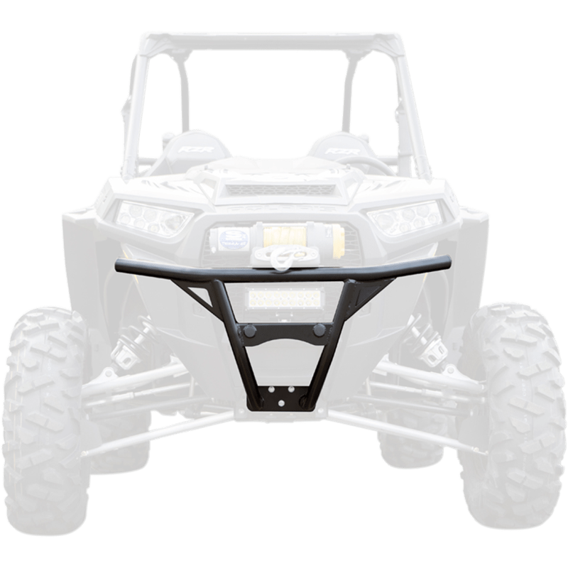 HMF ENGINEERING IQ DEFENDER FRONT DELUXE BUMPER - POLARIS - BLACK (9356112461) - DRIVEN Canada's Powersports 8423451544409356112461