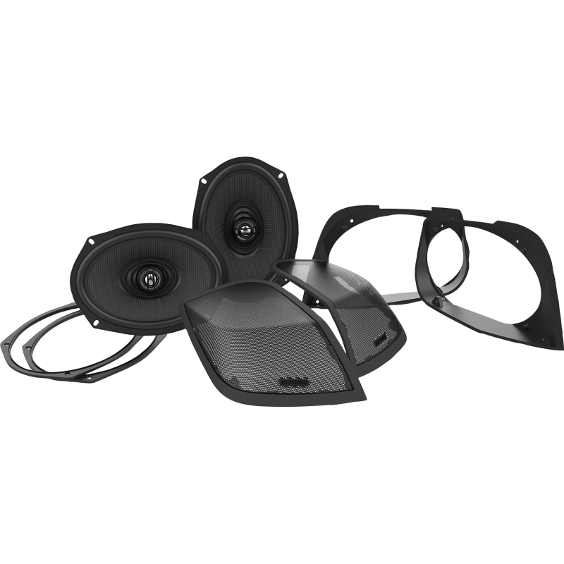 HOGTUNES CUT IN LID WITH 6X9" SPEAKERS (RETRO 692 LID - RM) - DRIVEN Canada's Powersports RETRO 692 LID - RM