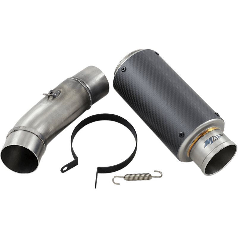 HOT BODIES SLIP - ON MATTE CARBON MGP STINGER KAW ZX6R 09 - 19 (50901 - 2405) - DRIVEN Canada's Powersports 50901 - 2405