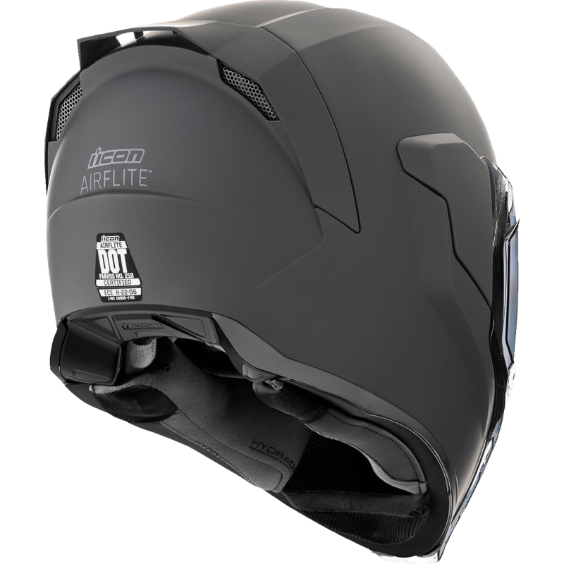 ICON HLMT AFLT DARK RUB Black Other - Driven Powersports