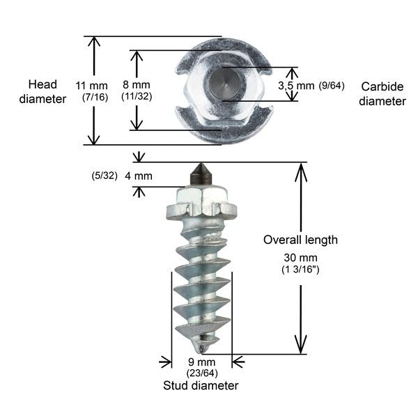 IGRIP TIRE STUDS ST25 (SS - 251000R) - DRIVEN Canada's Powersports 185568001956SS - 251000R