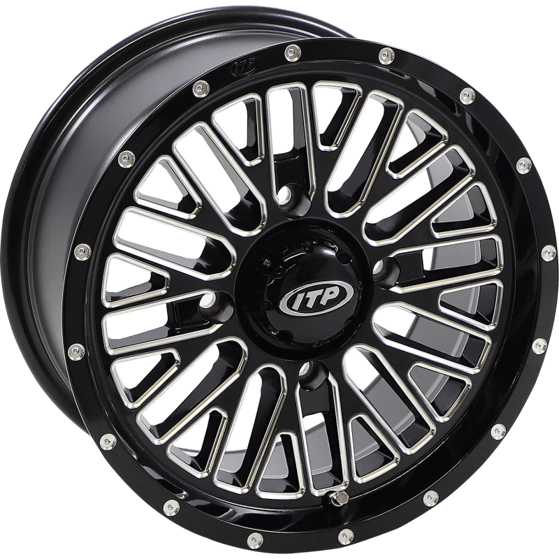 ITP MOMENTUM 14X7 4/137 5+2 (+30MM) GLOSS MACHINED - DRIVEN Canada's Powersports 7852020495821422735731B