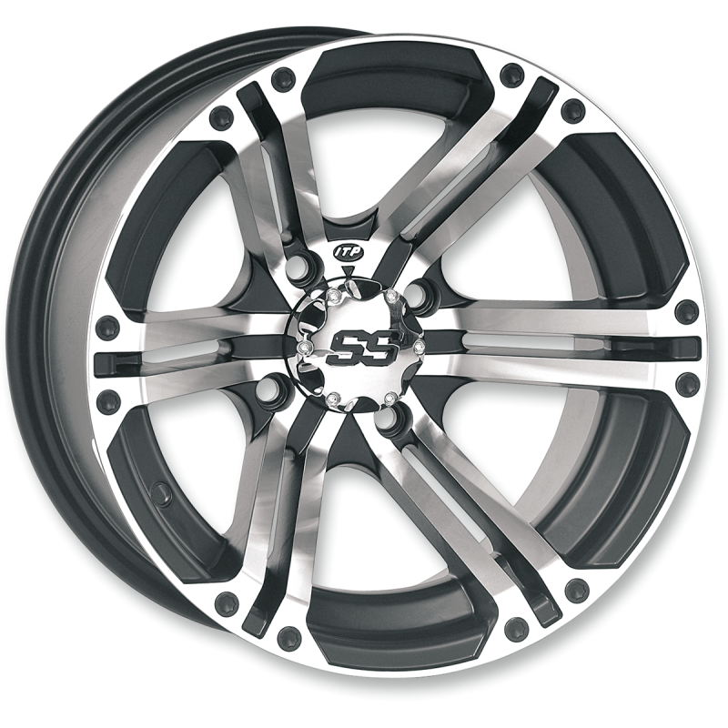ITP SS212 ALLOY 14X6 4/137 4+2 MACH - BLACK (1428377404B) - DRIVEN Canada's Powersports 0332590036141428377404B