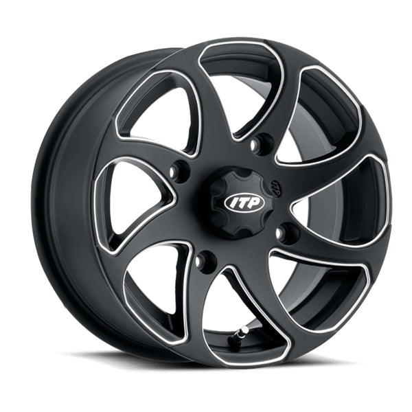 ITP TWISTER 14X7 4/156 5+2 (BLACK MILLED ACCENT) RIGHT - DRIVEN Canada's Powersports 0709641209601422329727BR