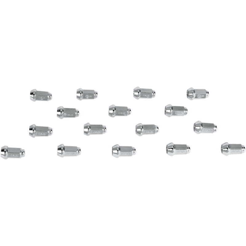 ITP WHEEL NUT 10X1.25 TAPERED CHROME 14MM HEAD 16/PC (ALUG14BX) - DRIVEN Canada's Powersports 033259992109ALUG14BX