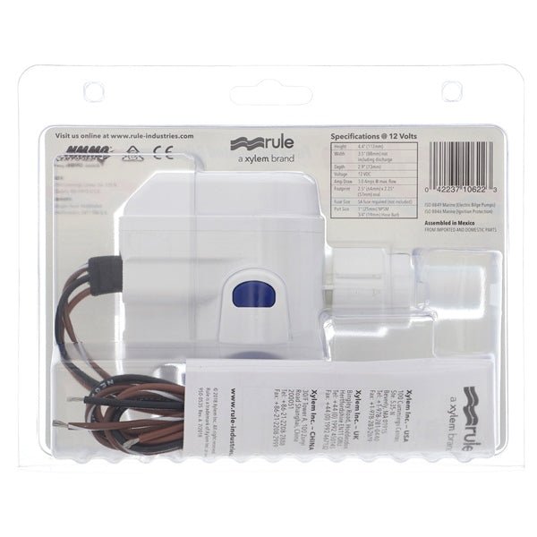 JABSCORULE RULE MATE™ FULLY AUTOMATED BILGE PUMPS (RM800B) - DRIVEN Canada's Powersports 042237106223RM800B