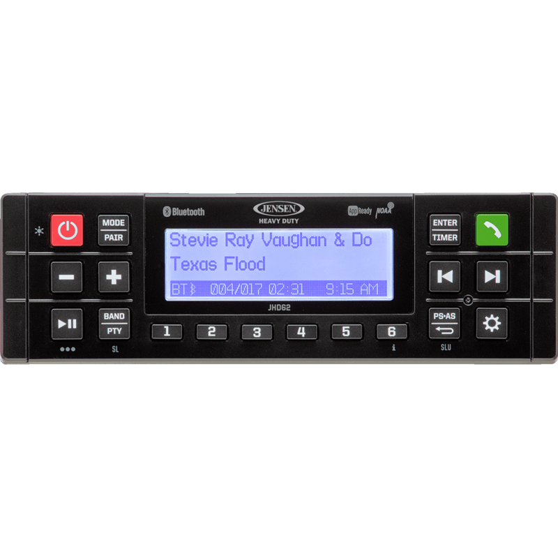 JENSEN HEAVY DUTYT BLUETOOTH STEREO (JHD62B) - DRIVEN Canada's Powersports JHD62B