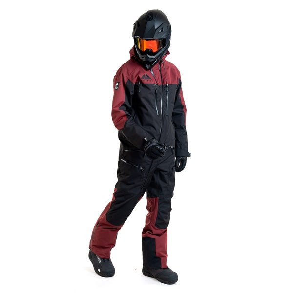 JETHWEAR 1 PIECE THEONE V2 MEN BK/BURG SHELL - DRIVEN Canada's Powersports 7340107562494J2531 - 080 - XS