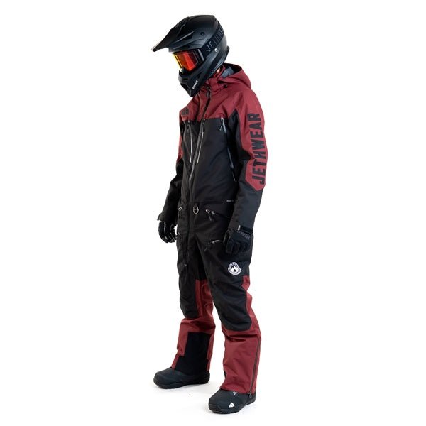 JETHWEAR 1 PIECE THEONE V2 MEN BK/BURG SHELL - DRIVEN Canada's Powersports 7340107562494J2531 - 080 - XS