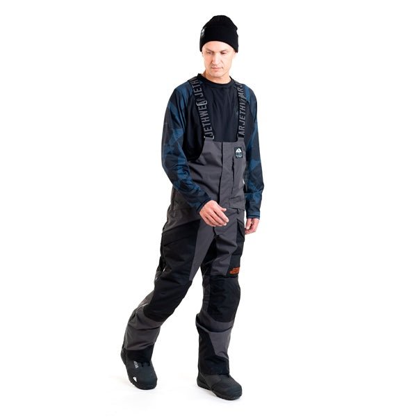 JETHWEAR BIB PANT MEN TREELINE BK/IRON/OG SHELL - DRIVEN Canada's Powersports 7340107561862J2522 - 025 - S