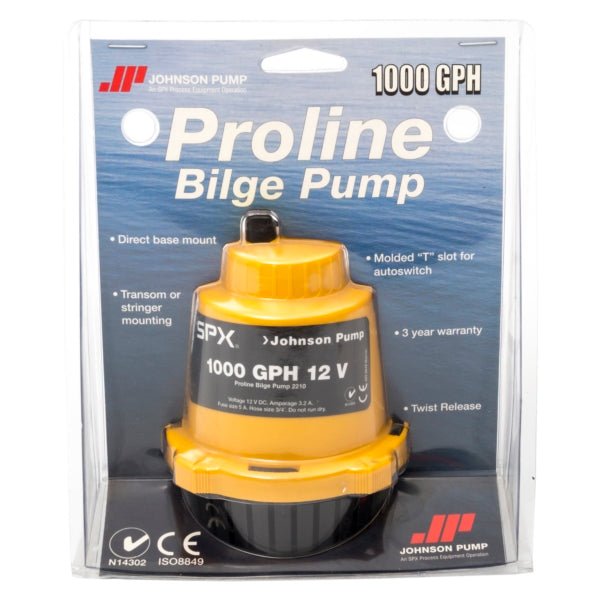 JOHNSONPUMP PRO - LINE STYLE BILGE PUMPS (22102) - DRIVEN Canada's Powersports 72932122102322102