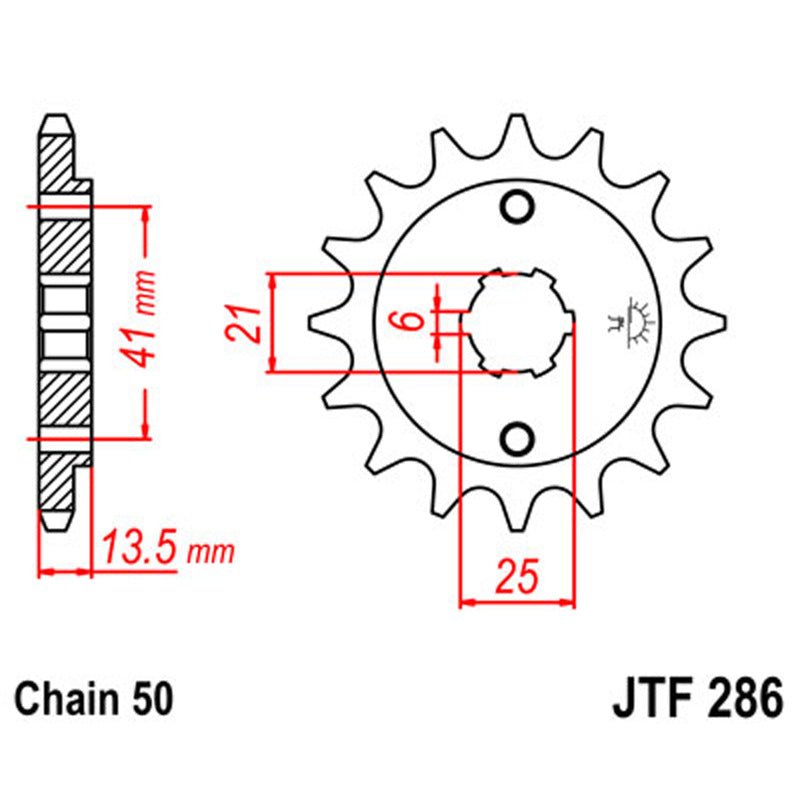 JT SPROCKETS SPROCKET FRONT 530 15T (JTF286.15) - DRIVEN Canada's Powersports 824225202014JTF286.15
