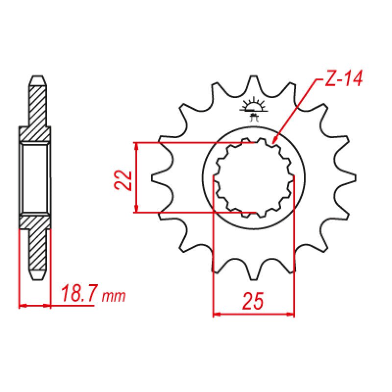 JT SPROCKETS SPROCKET FRONT 530 15T (JTF743.15) - DRIVEN Canada's Powersports 824225208924JTF743.15