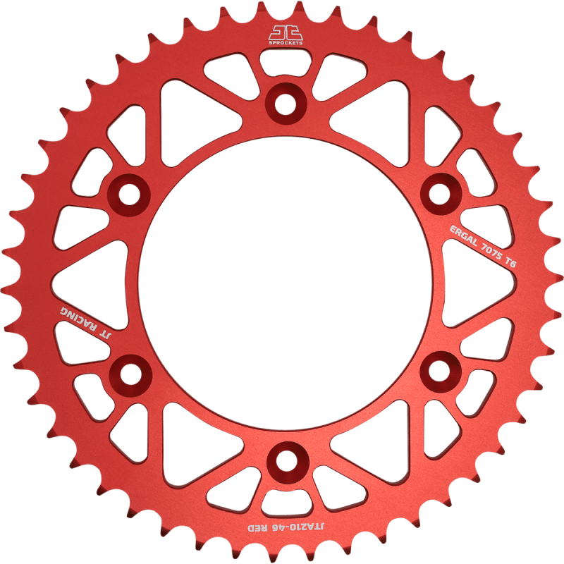 JT SPROCKETS SPROCKET REAR 520 47T - DRIVEN Canada's Powersports 824225407235JTA210.47RED