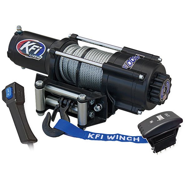 KFI 4500LB UTV SERIES WINCH (WIDE) (U45W - R2) - DRIVEN Canada's Powersports 748252658838U45W - R2