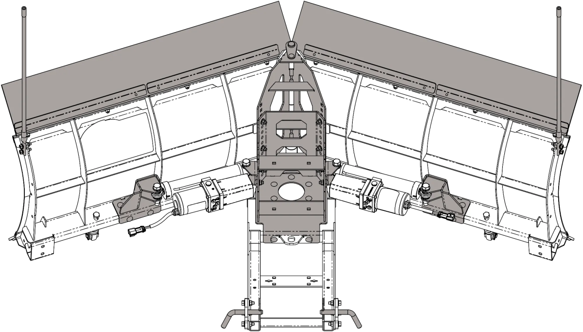 KFI CENTER PIVOT V - PLOW KT (106180 - CP) - DRIVEN Canada's Powersports 691835798233106180 - CP