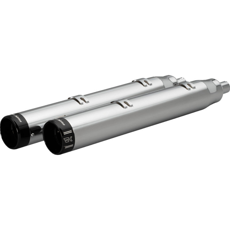 KHROME WERKS 4 - 1/2" WAR HAMMER MUFFLERS CHROME (202220) - DRIVEN Canada's Powersports 202220