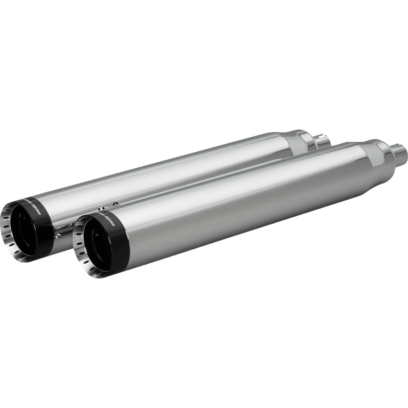 KHROME WERKS 4 - 1/2" WAR HAMMER MUFFLERS CHROME (202230) - DRIVEN Canada's Powersports 202230