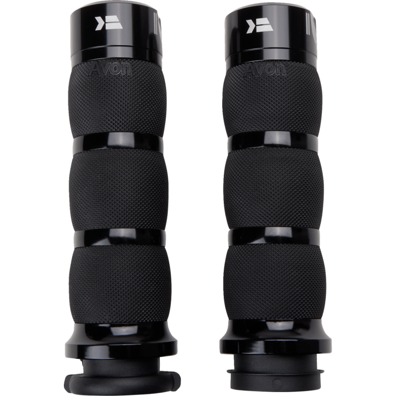 KHROME WERKS ETC GRIPS KLASSIC, AIR CUSHION, BLACK, PKG (500190) - DRIVEN Canada's Powersports 500190
