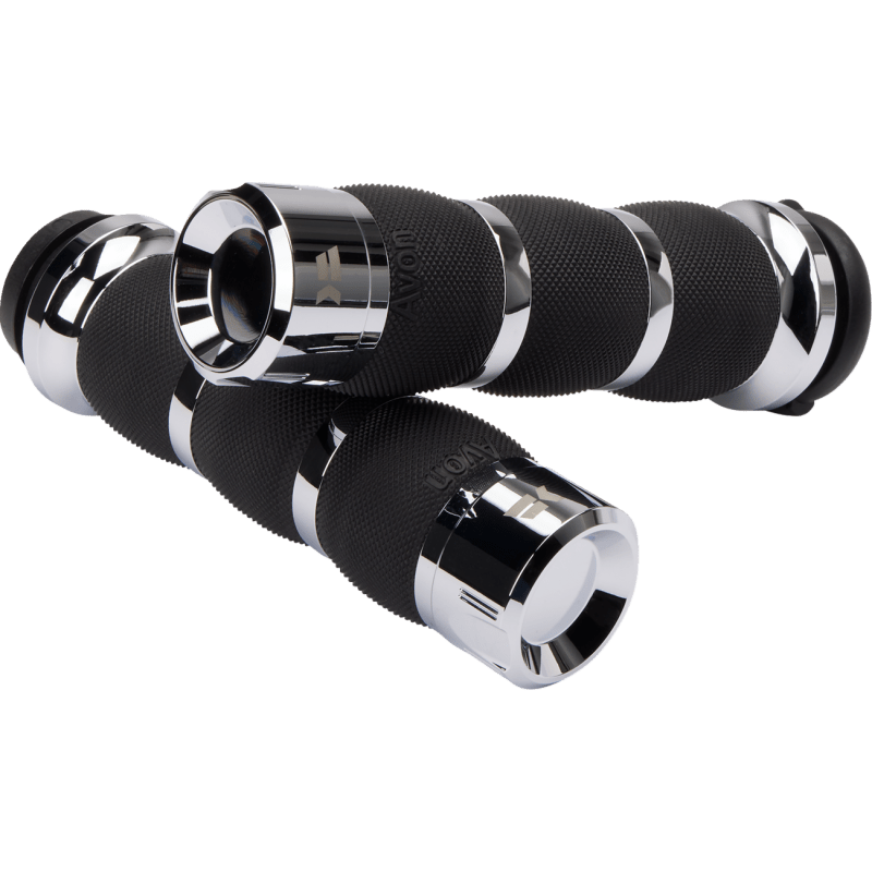 KHROME WERKS ETC GRIPS KLASSIC, AIR CUSHION, CHR, PKG (500195) - DRIVEN Canada's Powersports 500195