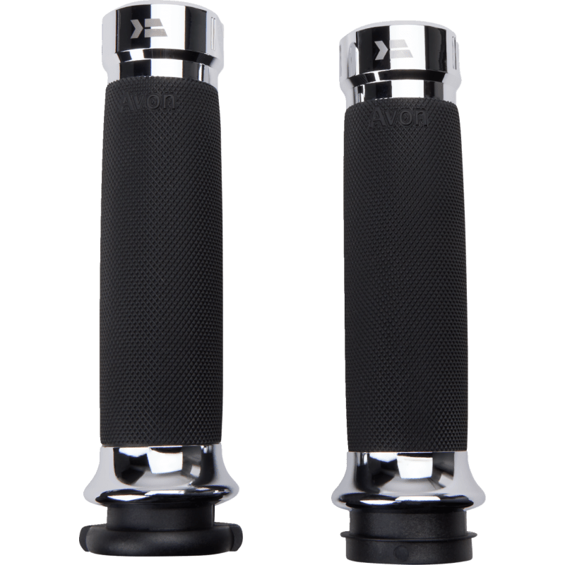 KHROME WERKS ETC GRIPS, KLASSIC, CUSTOM COUTOUR, CHR, PKG (500185) - DRIVEN Canada's Powersports 500185