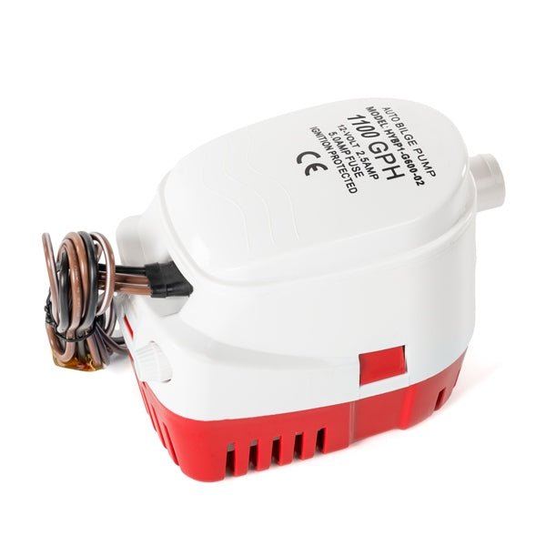 KIMPEX 1100 GPH BILGE PUMP WITH FLOAT SWITCH (HYBP1 - G1100 - 02) - DRIVEN Canada's Powersports 779422271205HYBP1 - G1100 - 02