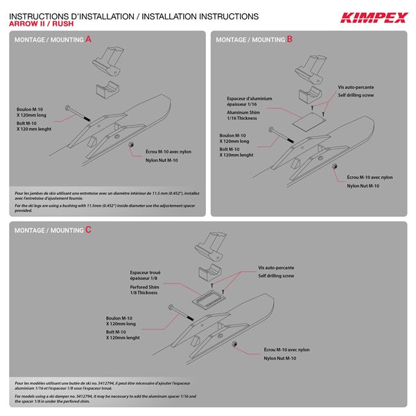 KIMPEX ARROW II SKI - DRIVEN Canada's Powersports 779423463623272054