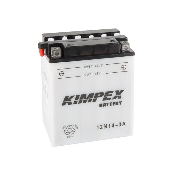 KIMPEX BATTERY CONVENTIONAL (12N14 - 3A) - DRIVEN Canada's Powersports 77942057747712N14 - 3A