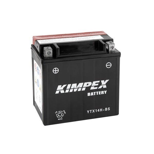 KIMPEX BATTERY MAINTENANCE FREE AGM HIGH PERFORMANCE (HTX14H - BS) - DRIVEN Canada's Powersports 7794227328055HTX14H - BS