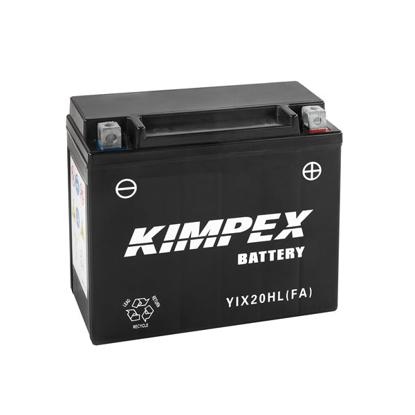 KIMPEX BATTERY MAINTENANCE FREE AGM HIGH PERFORMANCE (HIX20HL(FA)) - DRIVEN Canada's Powersports 779420820917HIX20HL(FA)