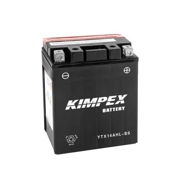 KIMPEX BATTERY MAINTENANCE FREE AGM HIGH PERFORMANCE (HTX14AHL - BS) - DRIVEN Canada's Powersports 779420738809HTX14AHL - BS