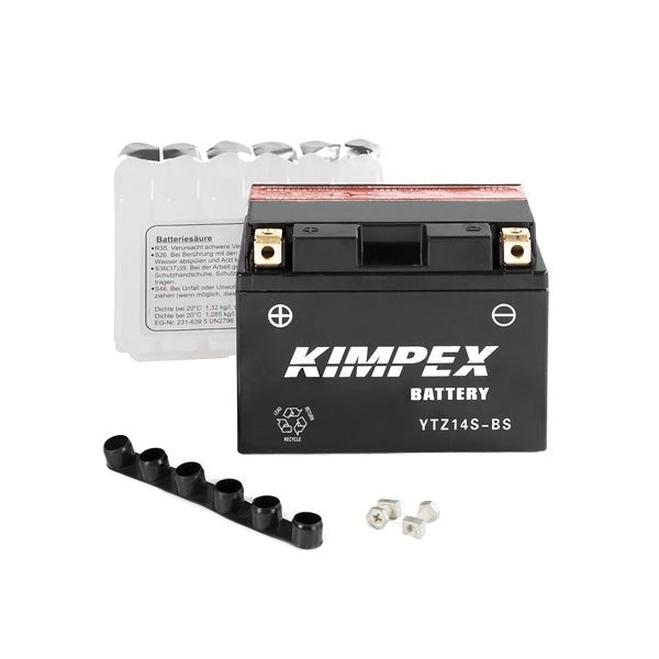 KIMPEX BATTERY MAINTENANCE FREE AGM HIGH PERFORMANCE (HTZ14S - BS) - DRIVEN Canada's Powersports 779420703630HTZ14S - BS
