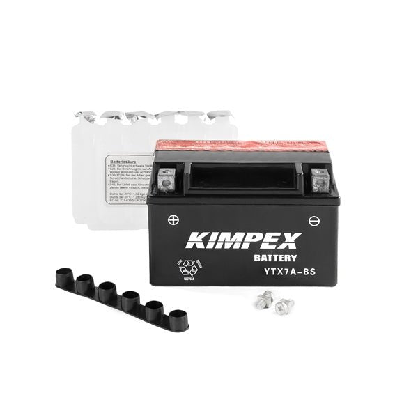 KIMPEX BATTERY MAINTENANCE FREE AGM (HTX7A - BS) - DRIVEN Canada's Powersports 779420738861HTX7A - BS