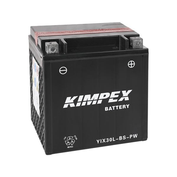 KIMPEX BATTERY MAINTENANCE FREE AGM (HIX30L - BS - PW) - DRIVEN Canada's Powersports 779421779214HIX30L - BS - PW
