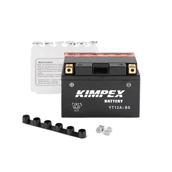 KIMPEX BATTERY MAINTENANCE FREE AGM (HT12A - BS) - DRIVEN Canada's Powersports 779420577873HT12A - BS