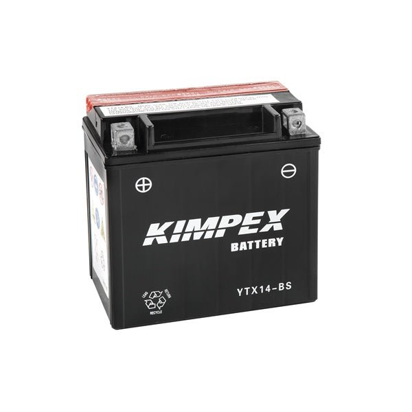 KIMPEX BATTERY MAINTENANCE FREE AGM (HTX14 - BS) - DRIVEN Canada's Powersports 779420577910HTX14 - BS