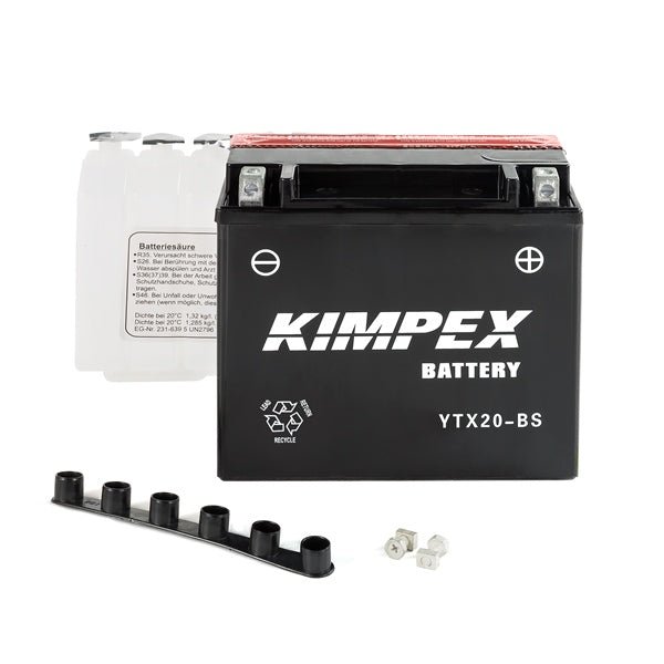 KIMPEX BATTERY MAINTENANCE FREE AGM (HTX20 - BS) - DRIVEN Canada's Powersports 779420577958HTX20 - BS