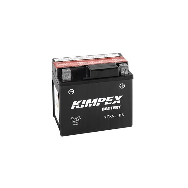 KIMPEX BATTERY MAINTENANCE FREE AGM (HTX5L - BS) - DRIVEN Canada's Powersports 779420519989HTX5L - BS