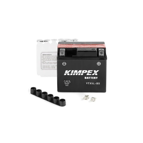 KIMPEX BATTERY MAINTENANCE FREE AGM (HTX5L - BS) - DRIVEN Canada's Powersports 779420519989HTX5L - BS
