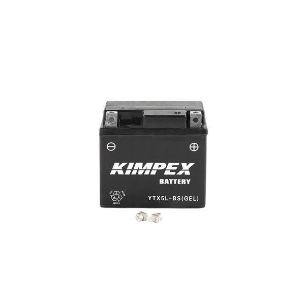 KIMPEX BATTERY MAINTENANCE FREE AGM (HTX5L - BS(GEL)) - DRIVEN Canada's Powersports 779422610875HTX5L - BS(GEL)